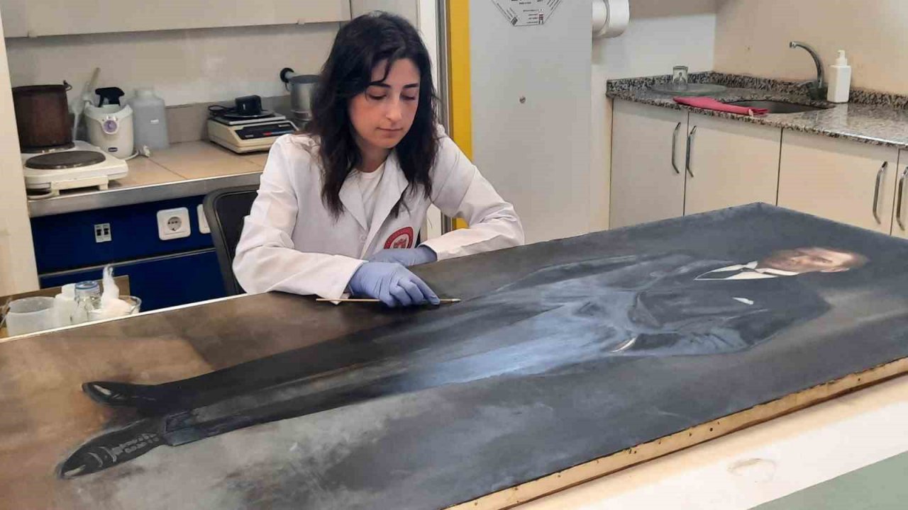 200 yıllık 5 tarihi tablo Milli Saraylar Başkanlığınca restore ediliyor