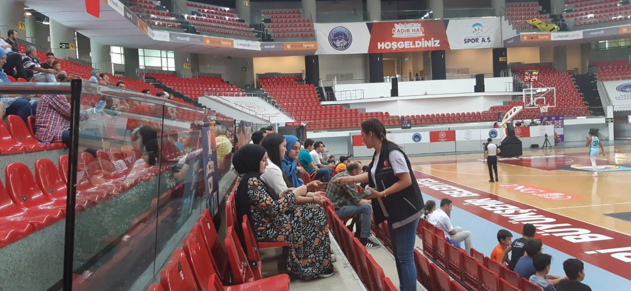 Erciyes Cup’ta uyuşturucunun zararları anlatıldı