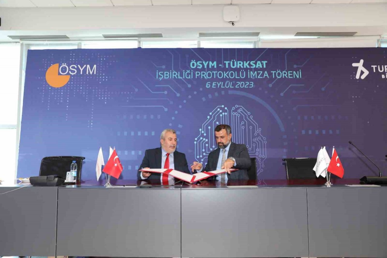 ÖSYM ile TÜRKSAT arasında iş birliği protokolü imzalandı