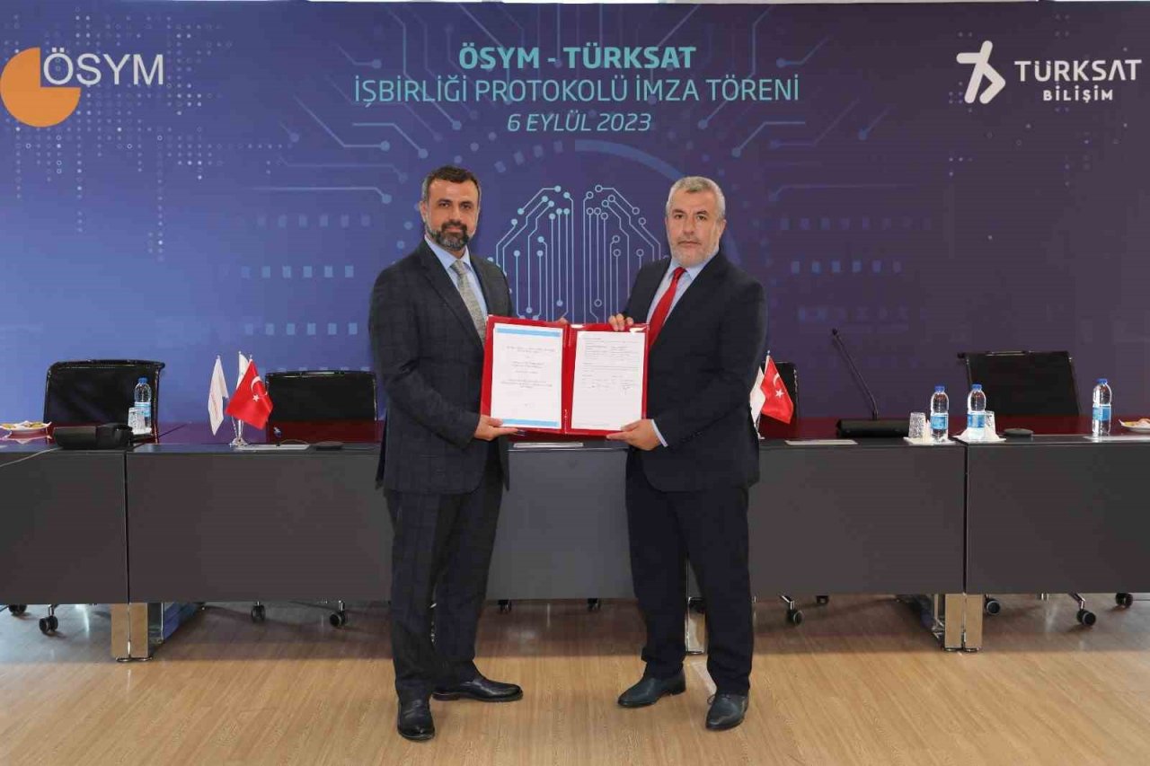 ÖSYM ile TÜRKSAT arasında iş birliği protokolü imzalandı