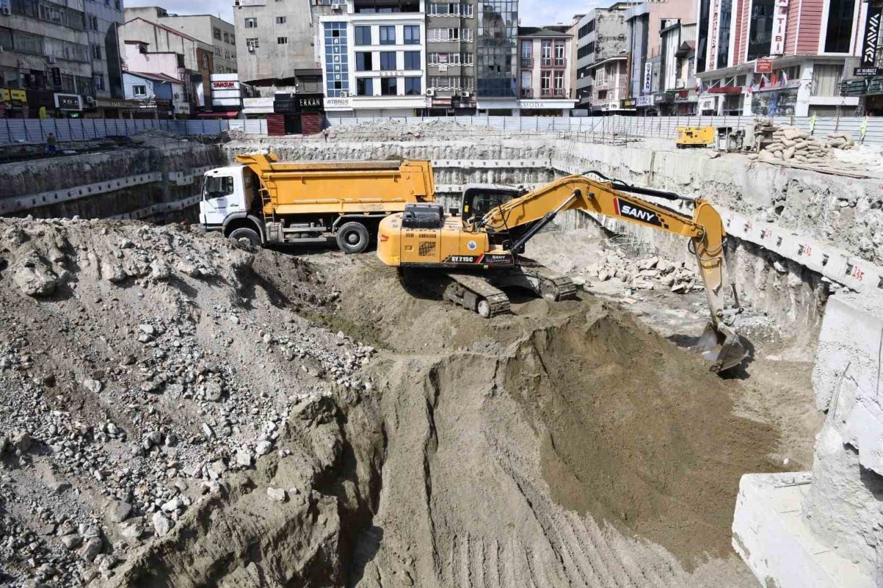 Samsun’a yeni otopark ve yeni meydan