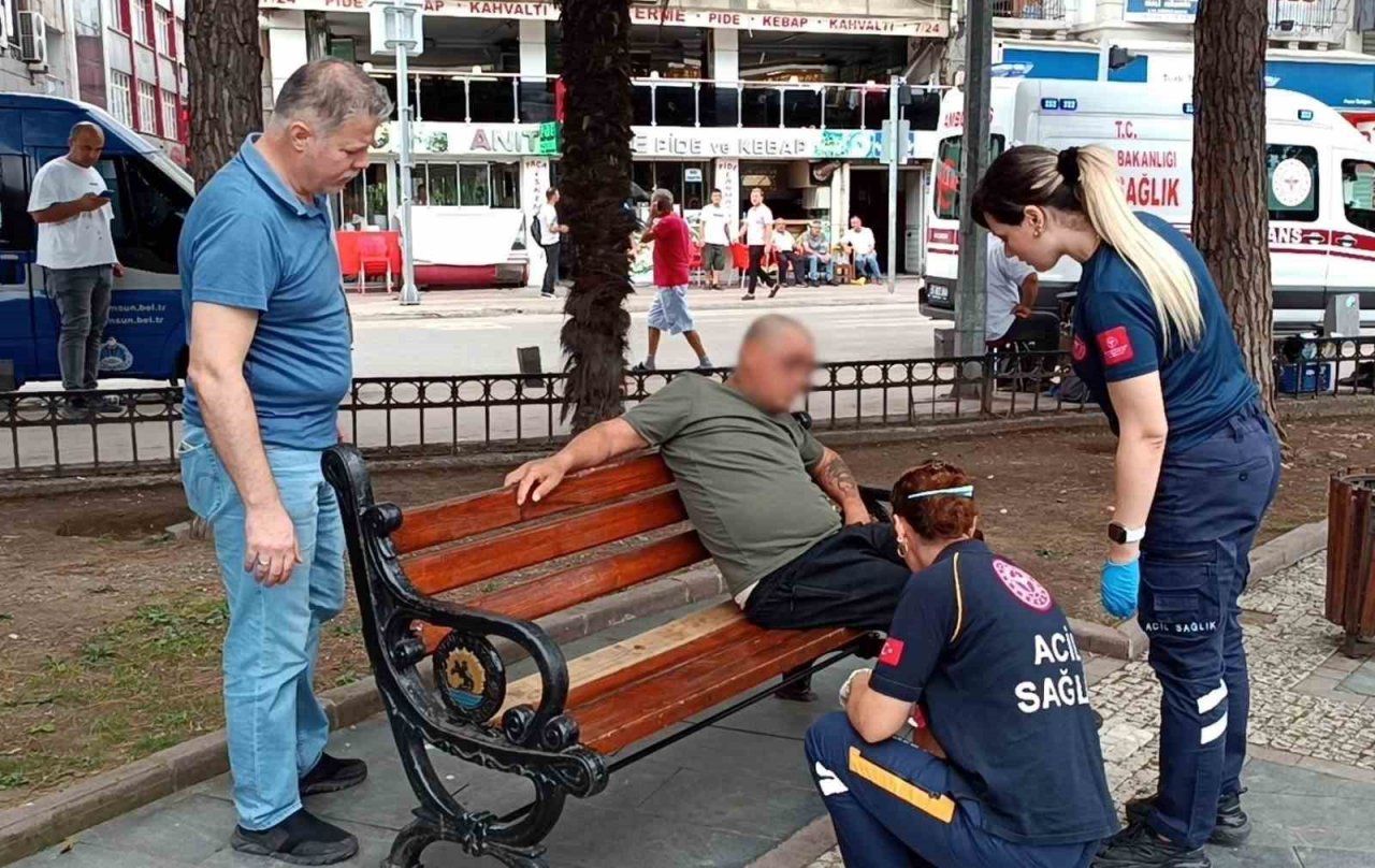 Anıtpark’ta yine sarhoş vakası: Bıçaklanan sarhoş hastaneye kaldırıldı