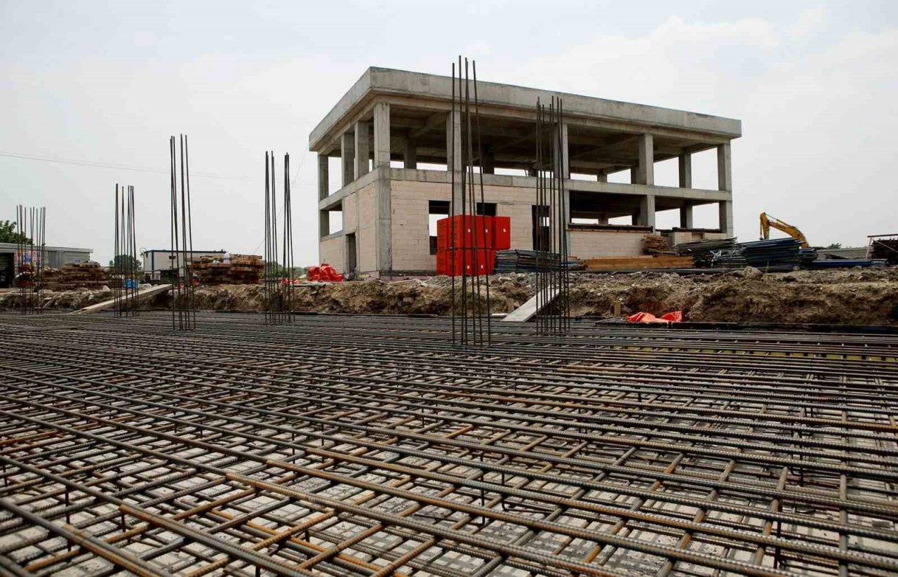 Şehrin en büyük afet merkezi yükseliyor