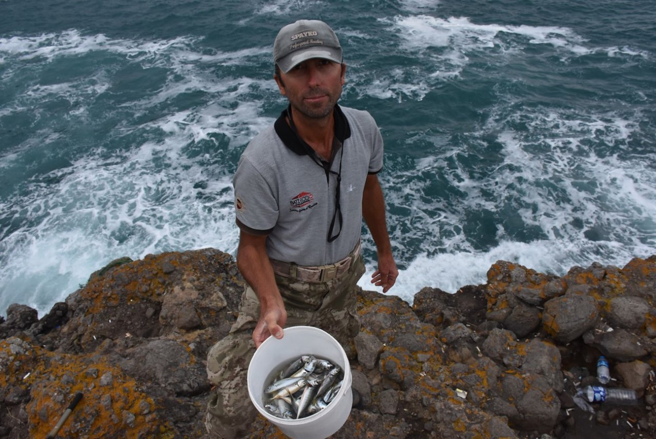 Tabiat harikası koyda balık avı