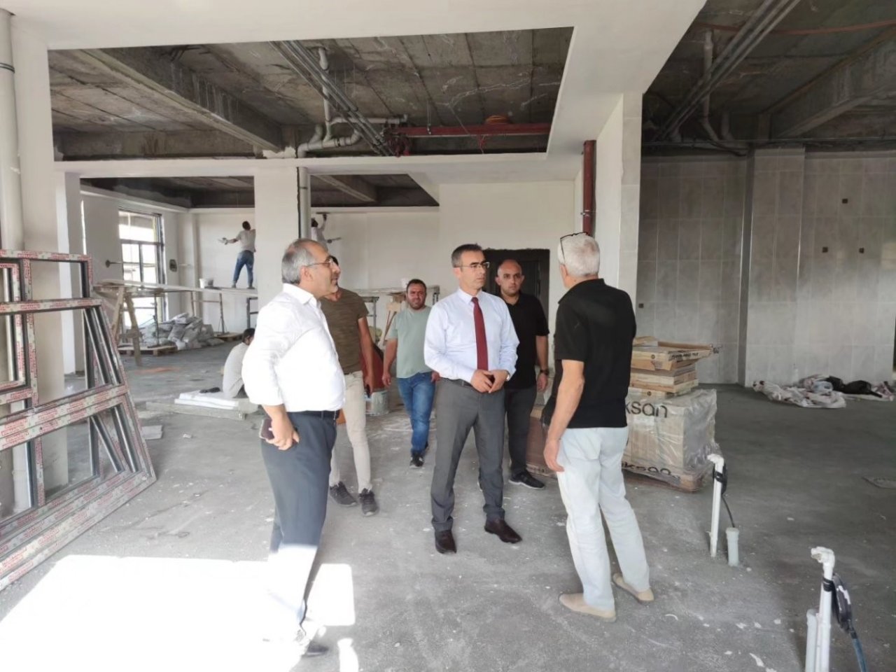 Ağrı Gençlik ve Spor İl Müdürü Din, Doğubayazıt’taki yatırımları inceledi