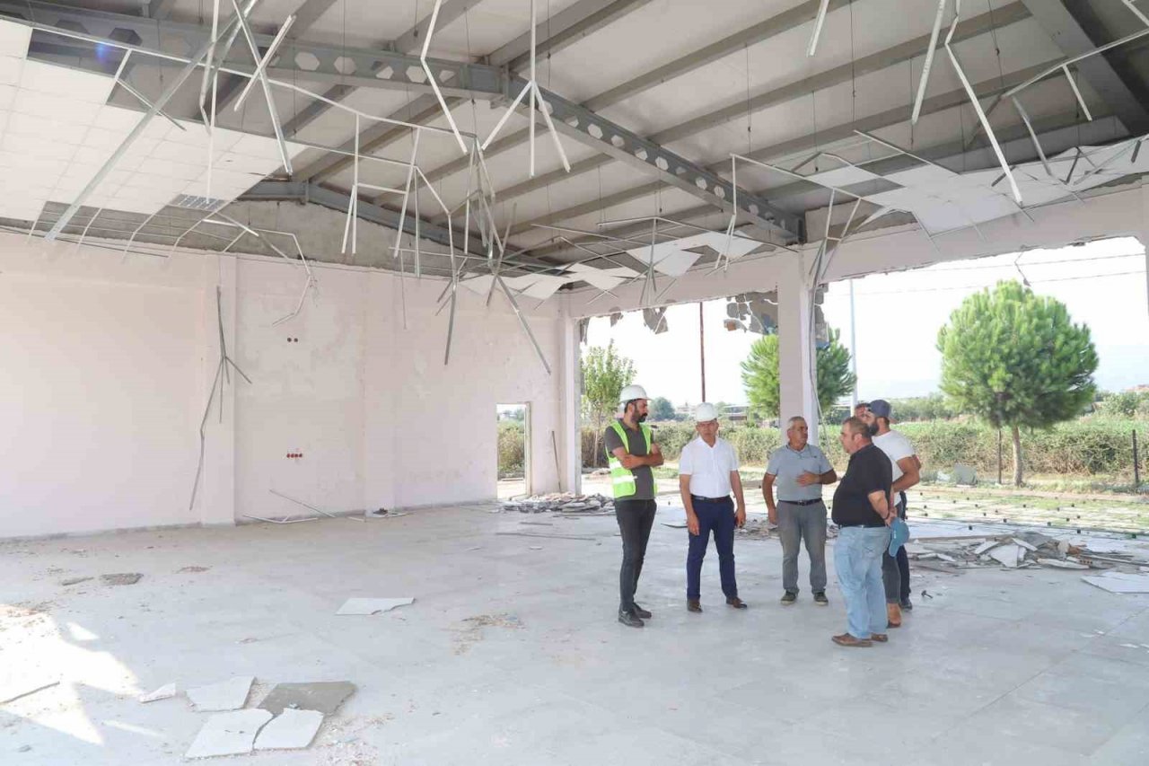 İlk betonu Başkan Güler döktü