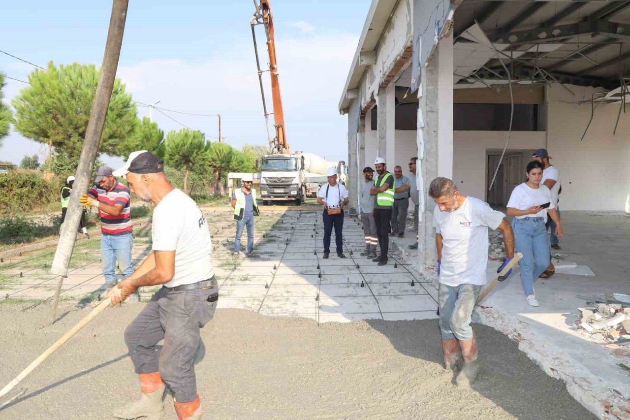 İlk betonu Başkan Güler döktü