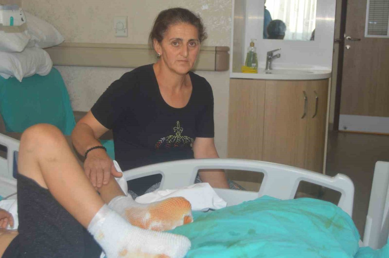 Çayırda elektrik akımına kapılan çocuk ölümden döndü