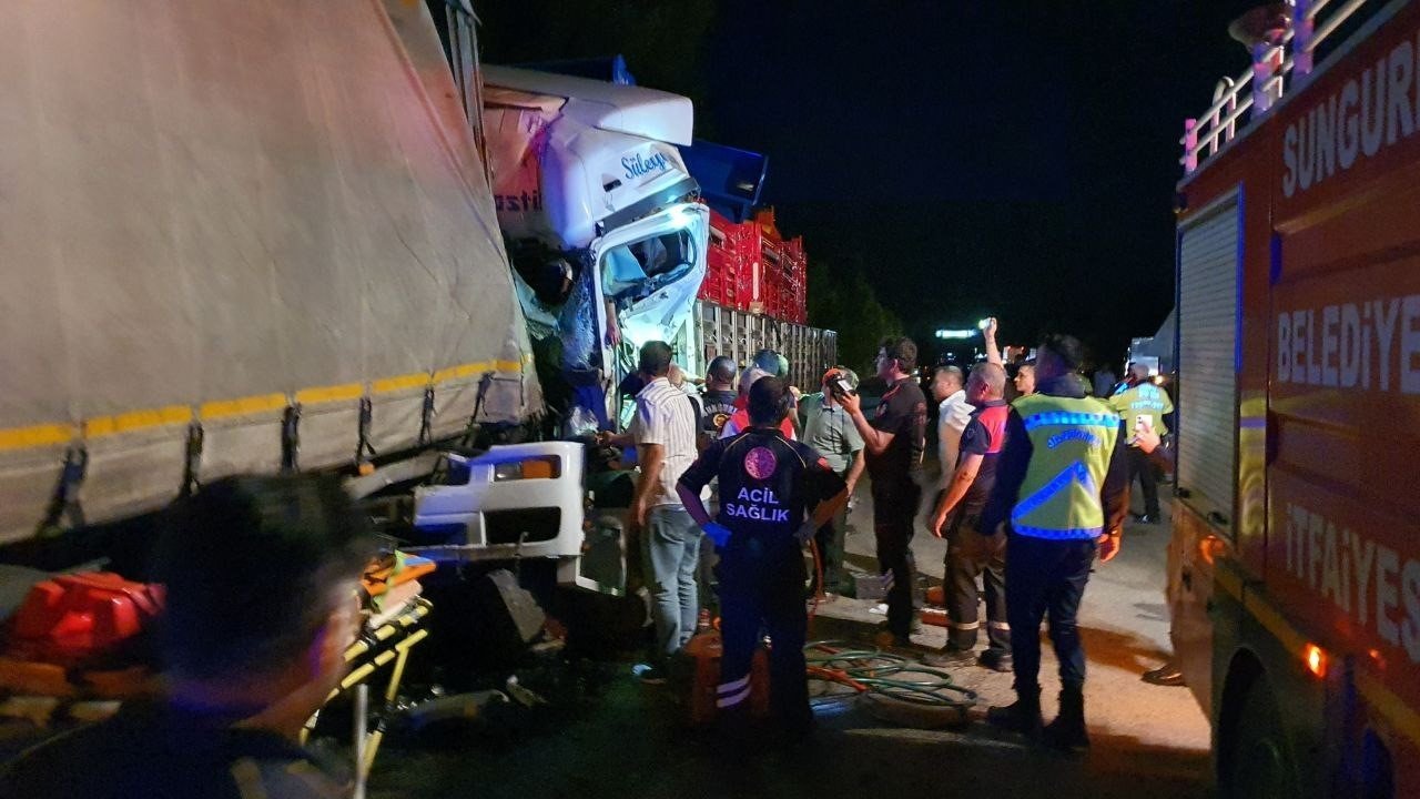 Çorum’da tır kazası: 1 ölü