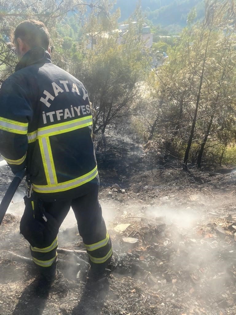Orman yangını büyümeden söndürüldü