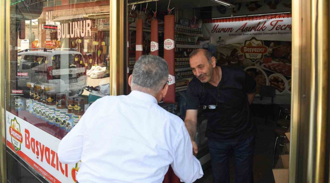 Başkan Büyükkılıç’tan Esnaf ziyareti