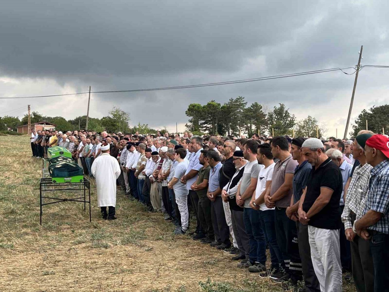 Ordu’daki kazada hayatını kaybeden 3 kişi toprağa verildi