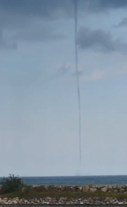 Ordu’da denizde hortum oluştu