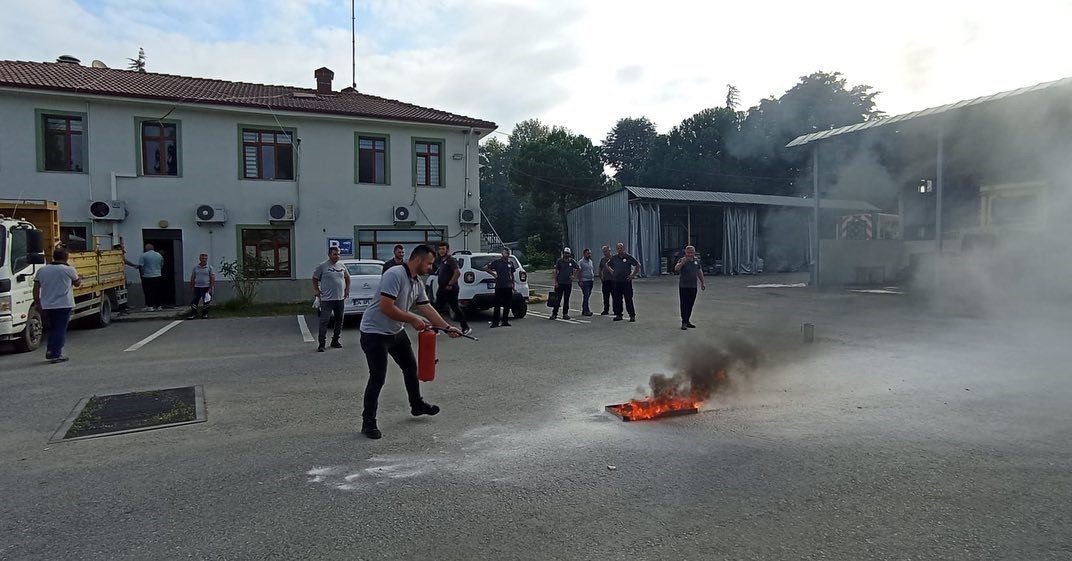 Alevlere müdahale etmeyi öğrendiler