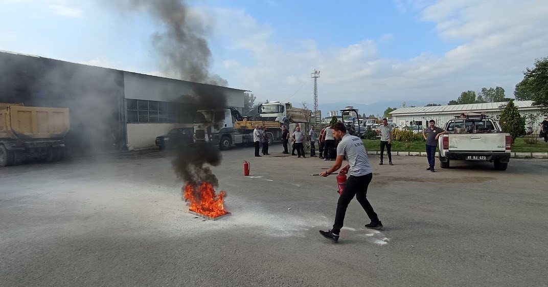 Alevlere müdahale etmeyi öğrendiler