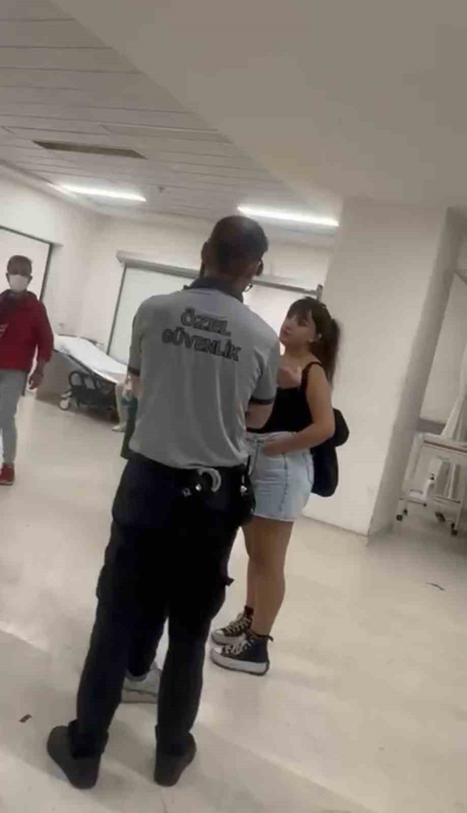 Taksim’de hastanede doktor dehşeti kamerada: Kadının gözüne yumruk attı
