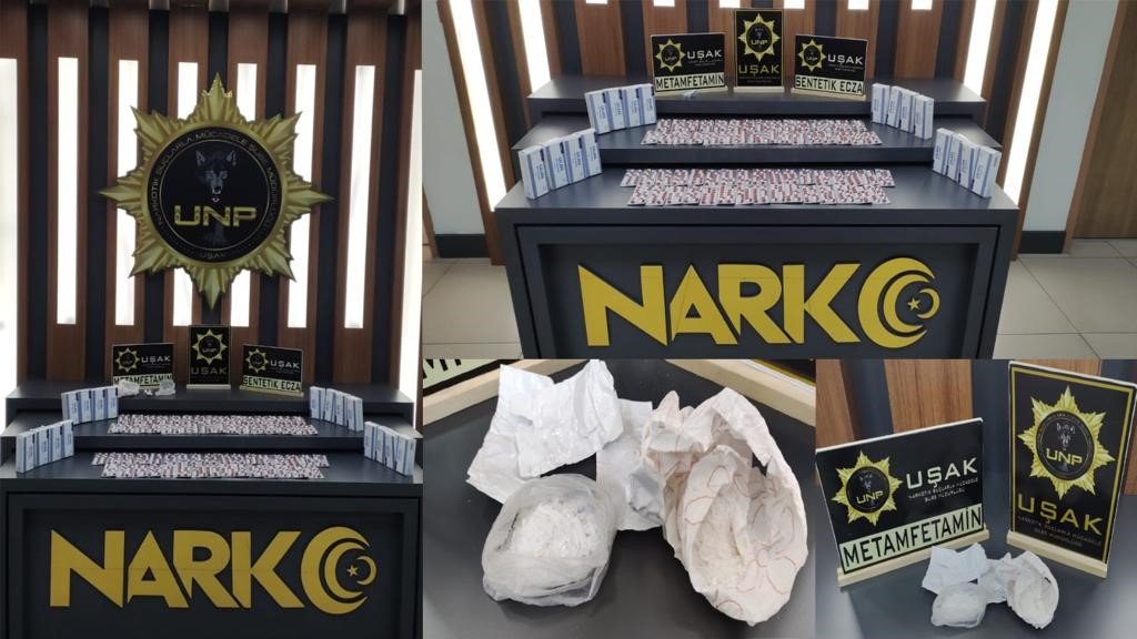 Uşak’ta uyuşturucan bir ayda 88 şüpheli yakalandı