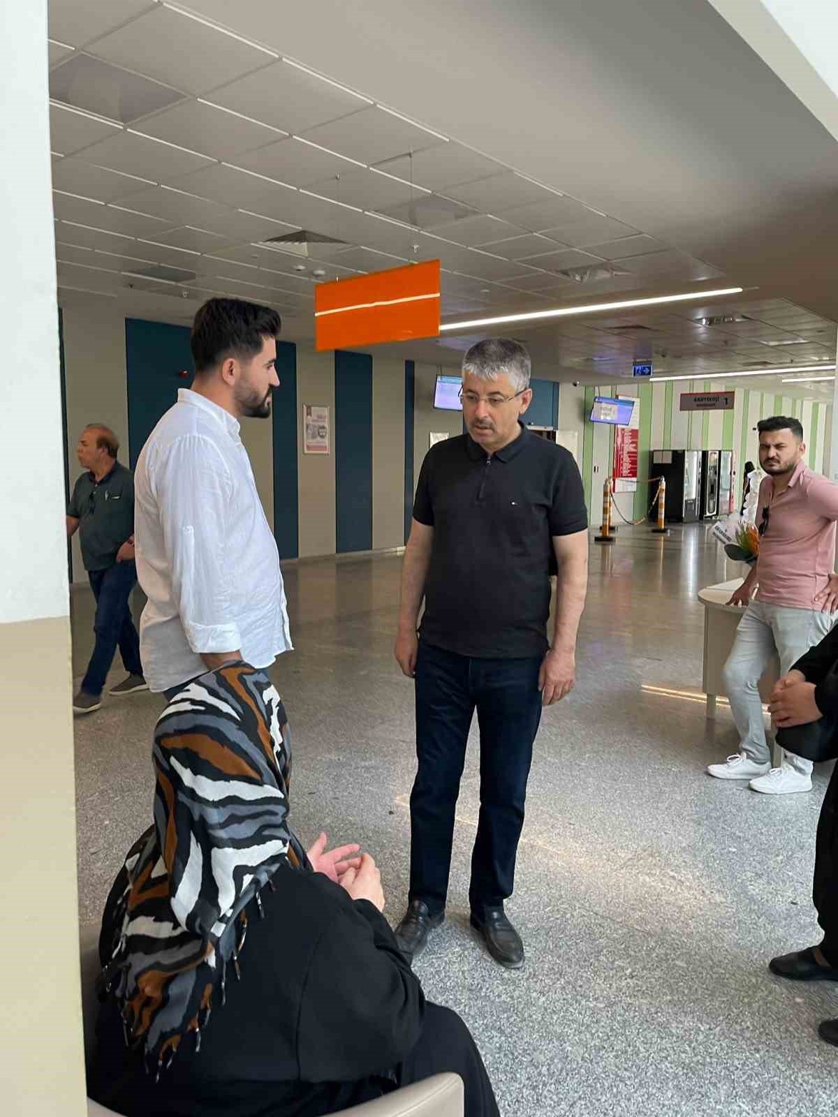 Çopuroğlu’ndan Kayseri Şehir Hastanesine ziyaret