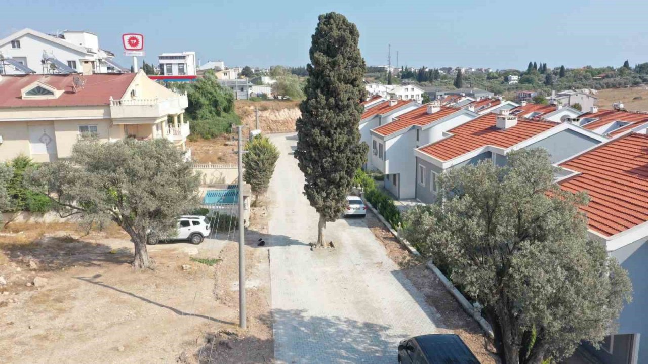 Başkan Atabay yol yapım çalışmalarını denetledi