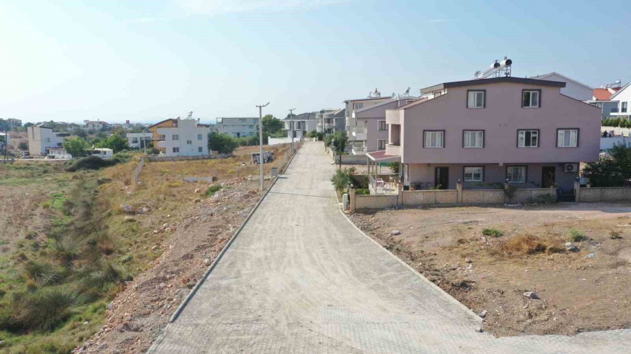 Başkan Atabay yol yapım çalışmalarını denetledi