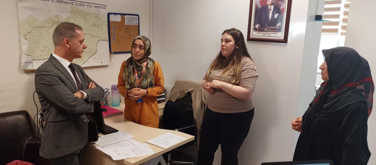 Tekin, Refahiye Devlet Hastanesinde incelemelerde bulundu