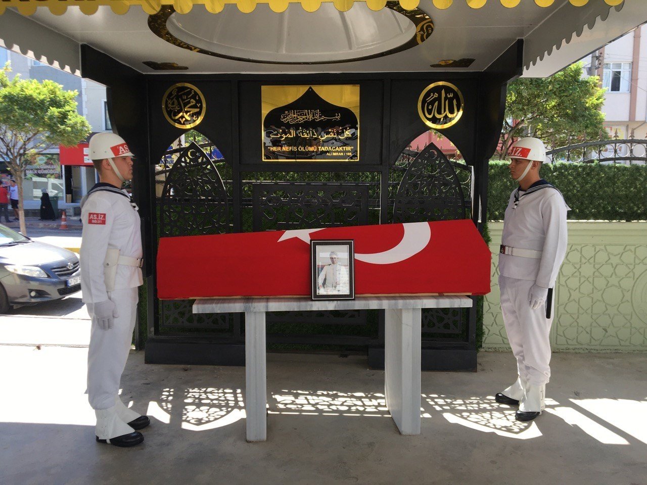 Hayatını kaybeden emekli albay askeri törenle uğurlandı