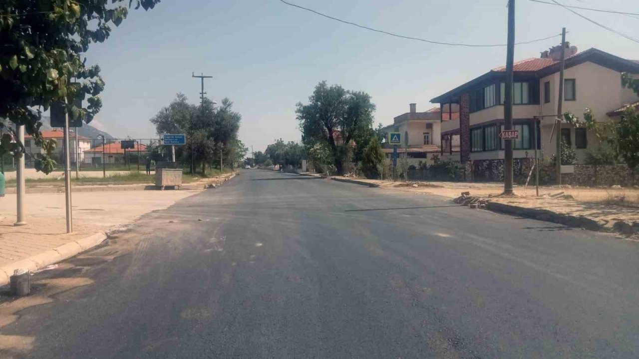 Düğerek kanalizasyon hattı tamamlandı