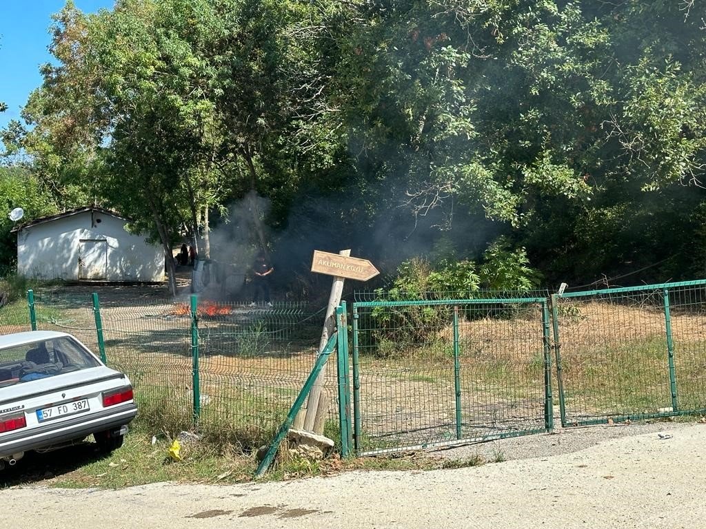 Sinop’ta yangın ihbarı paniğe neden oldu