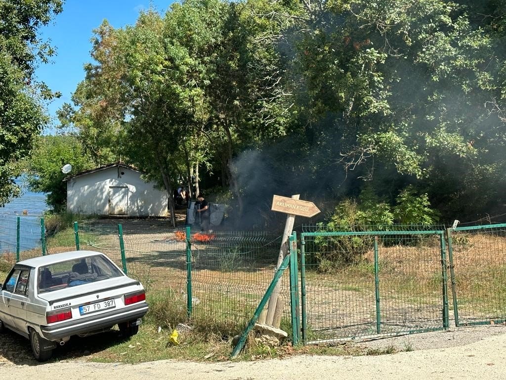 Sinop’ta yangın ihbarı paniğe neden oldu