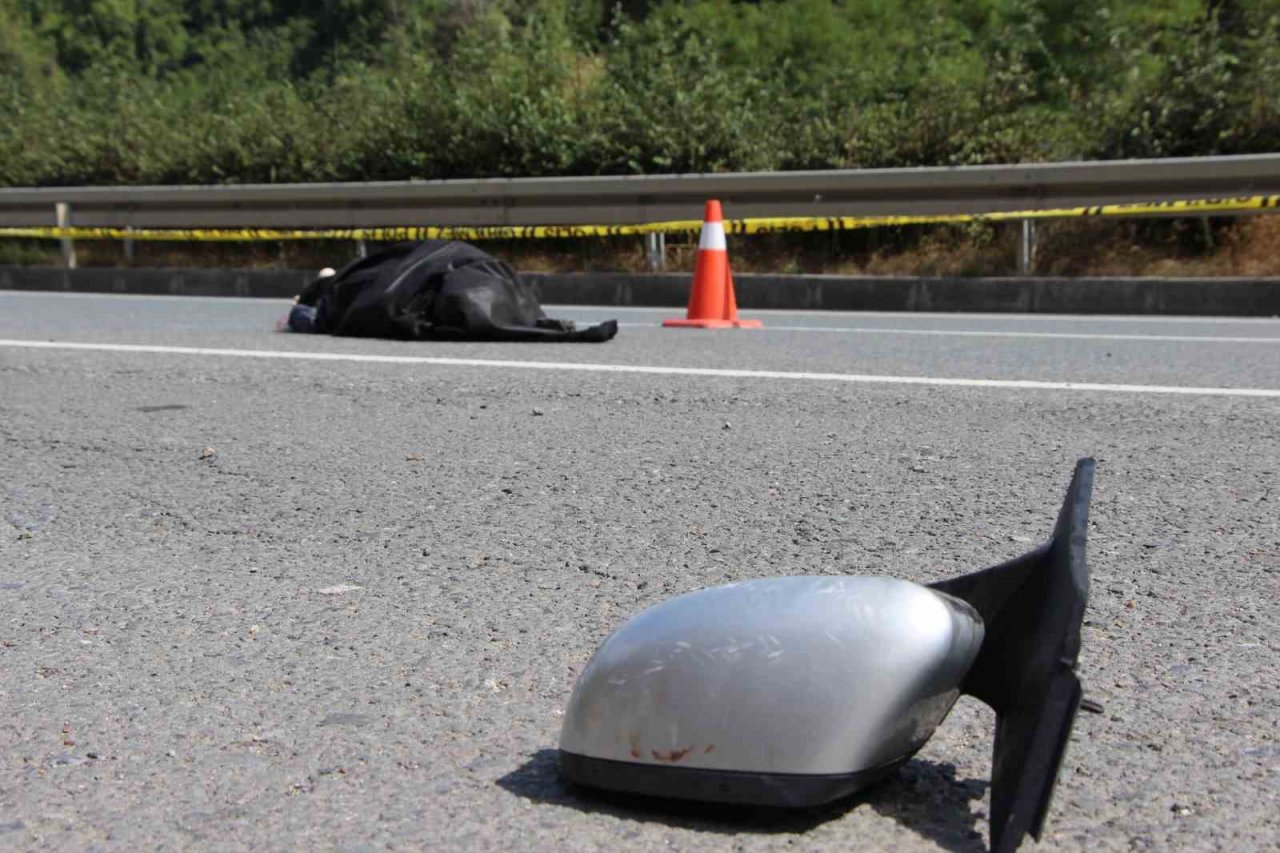 Metrelerce sürüklendi, geride ayakkabısı ve kasketi kaldı