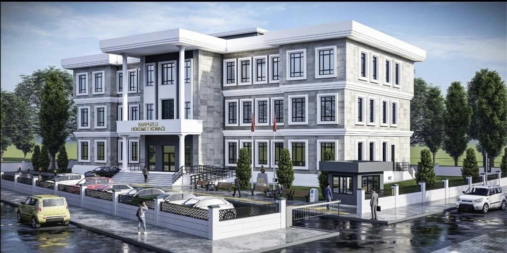 Karpuzlu’da hükümet konağı inşaatı sürüyor