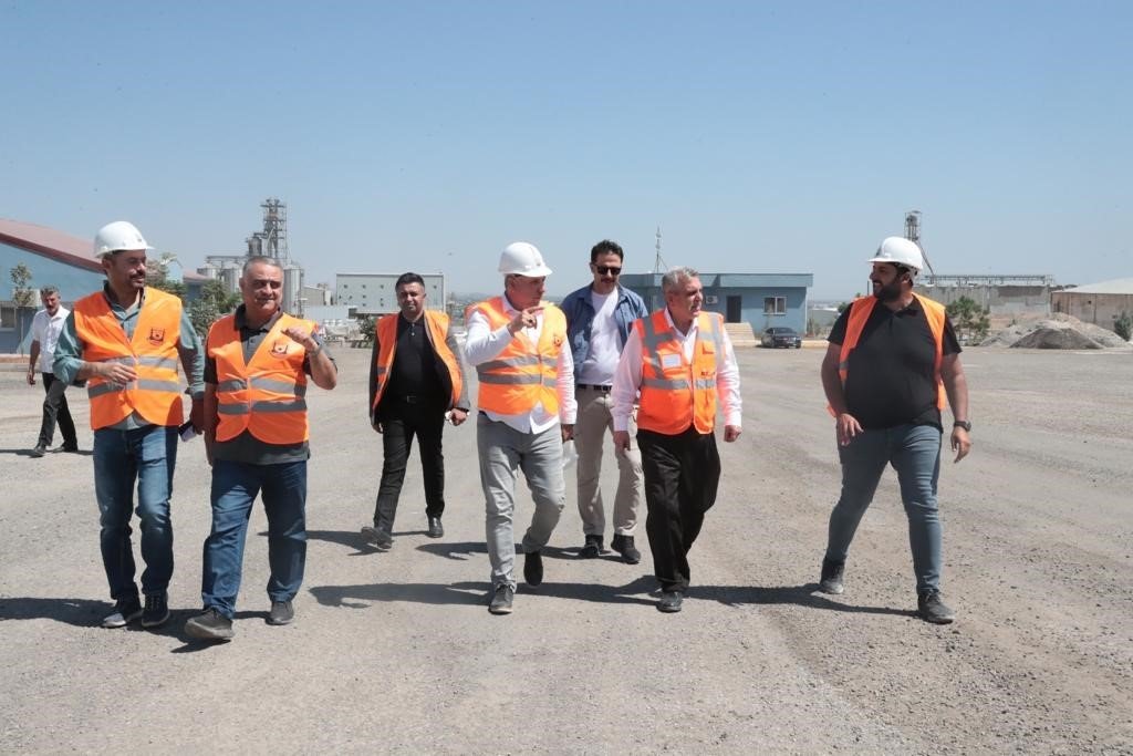 Bölgenin en büyük şantiyesinde yoğun mesai