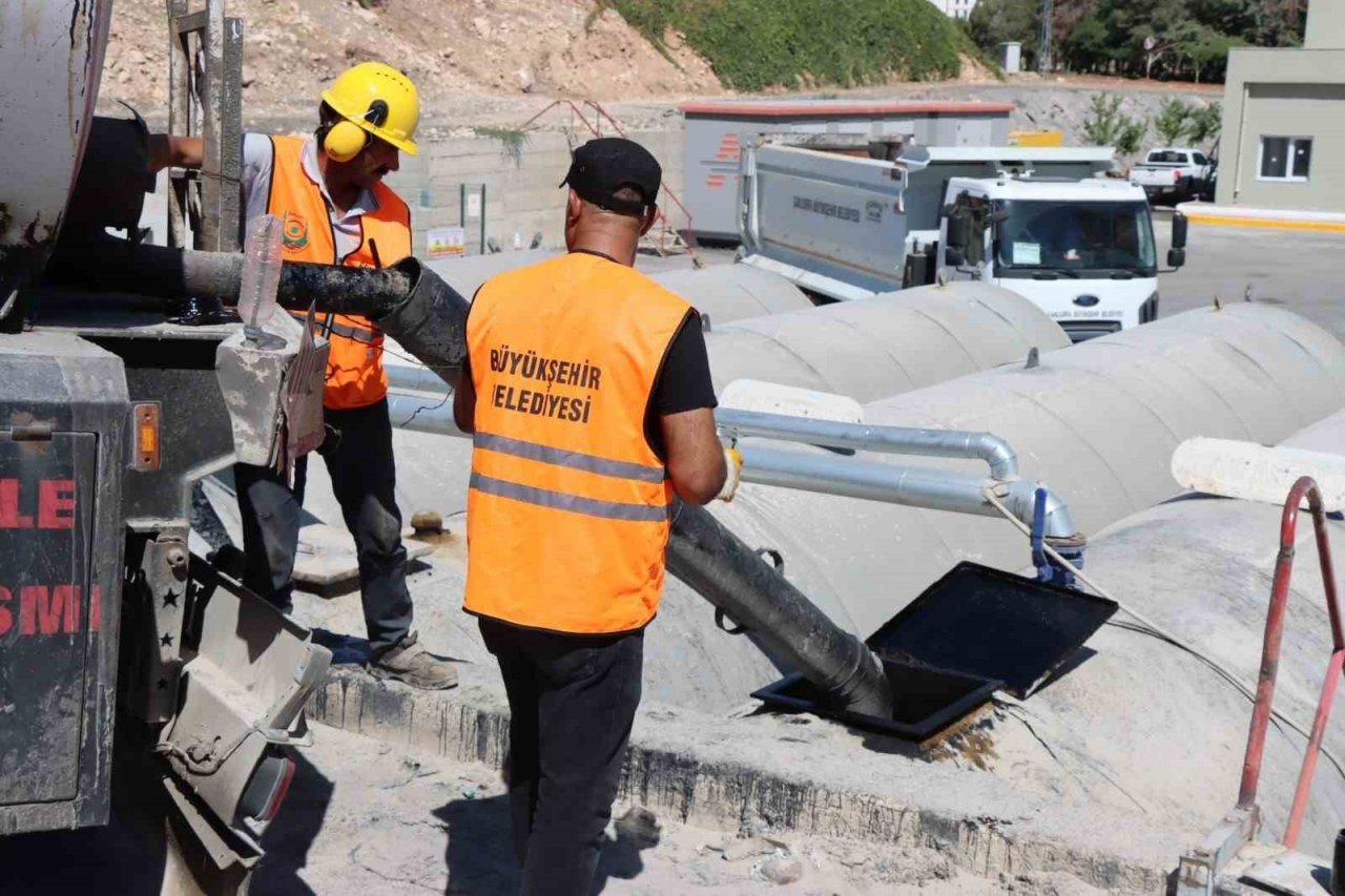 Bölgenin en büyük şantiyesinde yoğun mesai