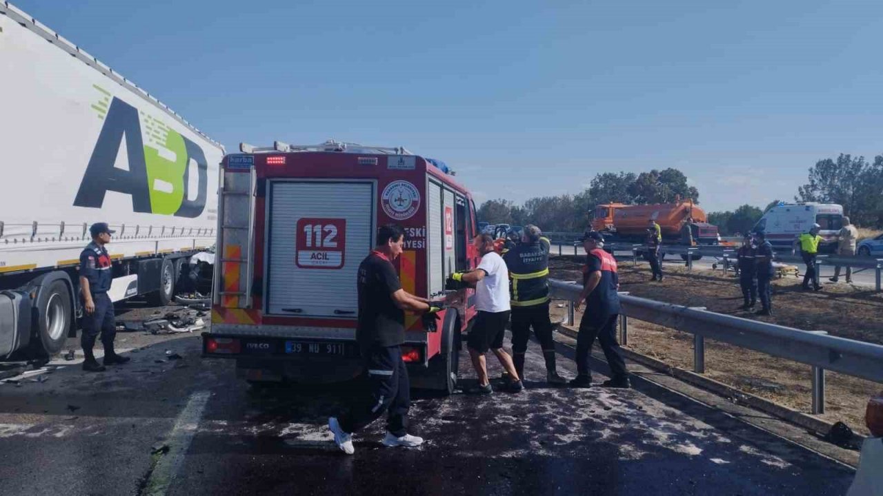 Edirne’de zincirleme kaza: 1 ölü, 36 yaralı