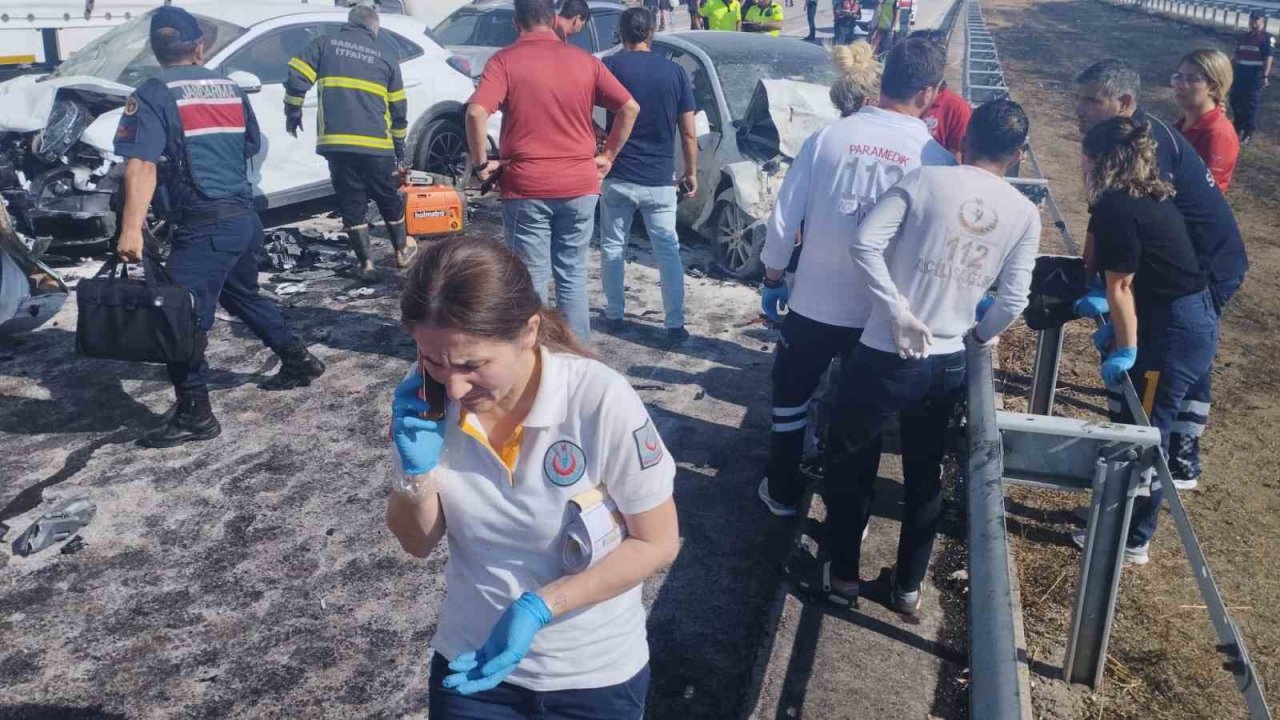 Edirne’de zincirleme kaza: 1 ölü, 36 yaralı