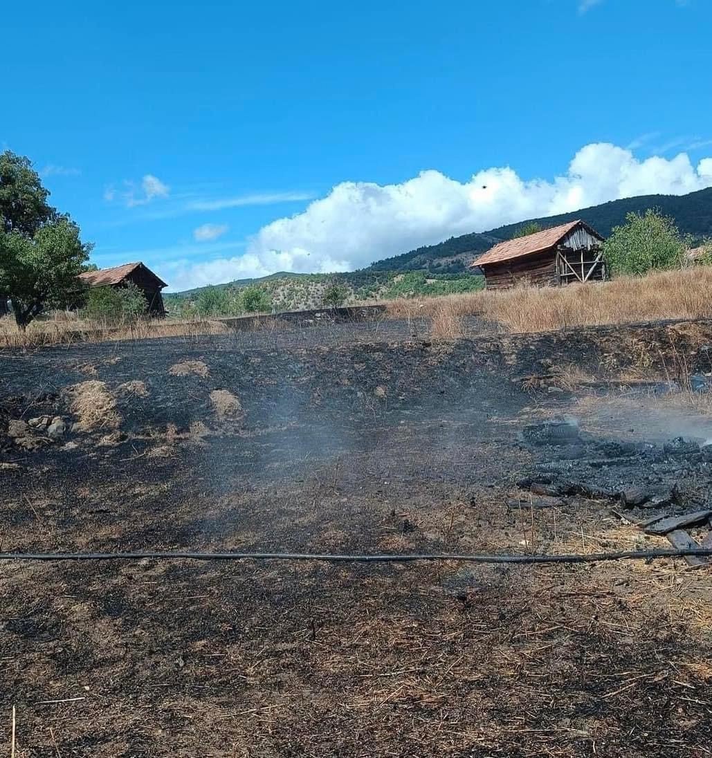 Kastamonu’da anız yangını