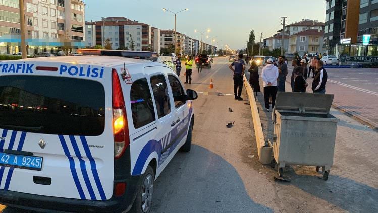 Konya’da motosiklet ile otomobil çarpıştı: 1 ölü