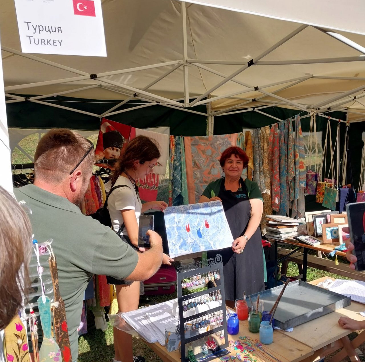 Ebru ve keçe sanatı Bulgaristan’da tanıtıldı