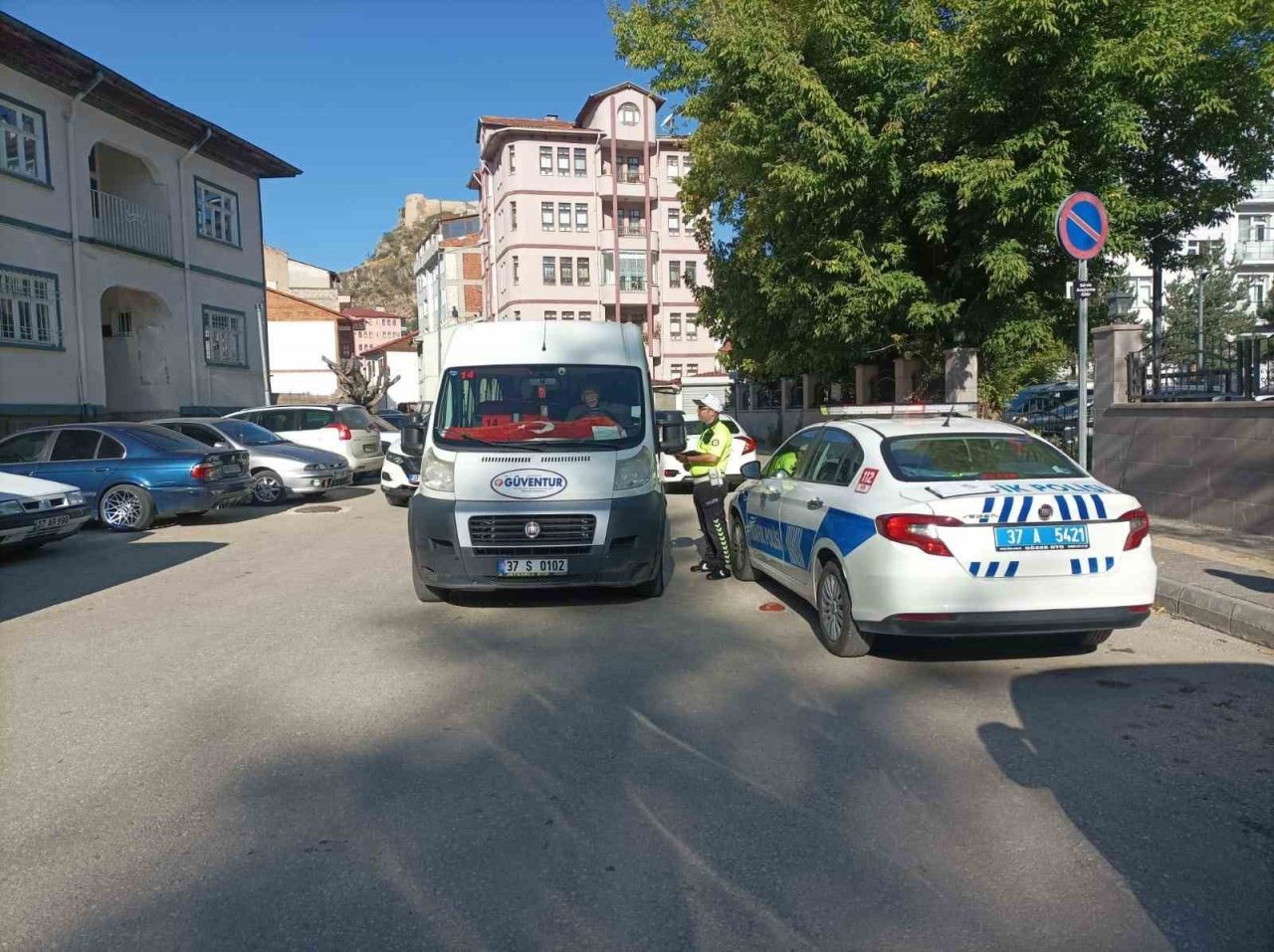 Kastamonu’dan okul servis araçlarına denetim