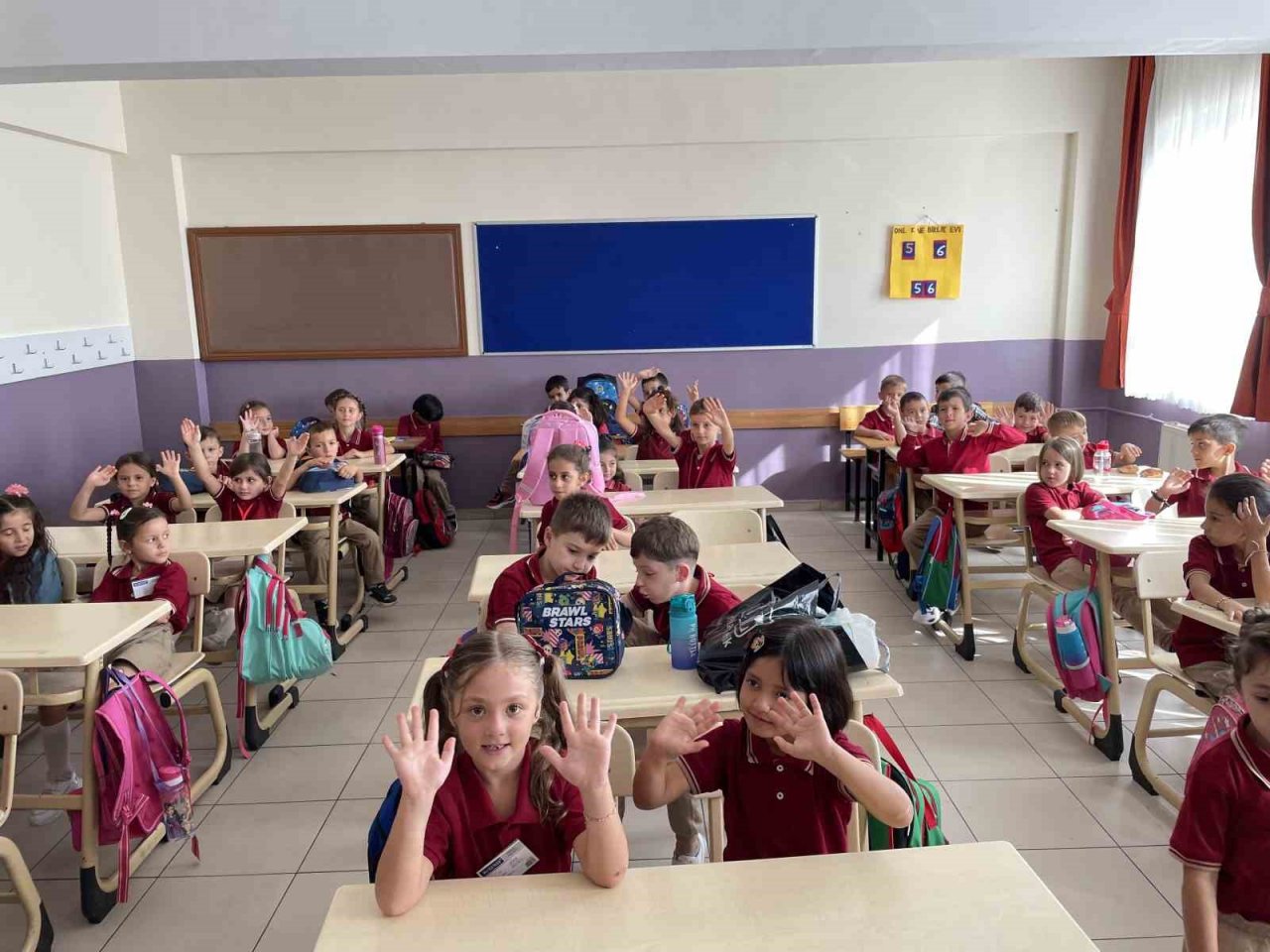 Yeni eğitim ve öğretim yılını minikler böyle karşıladı