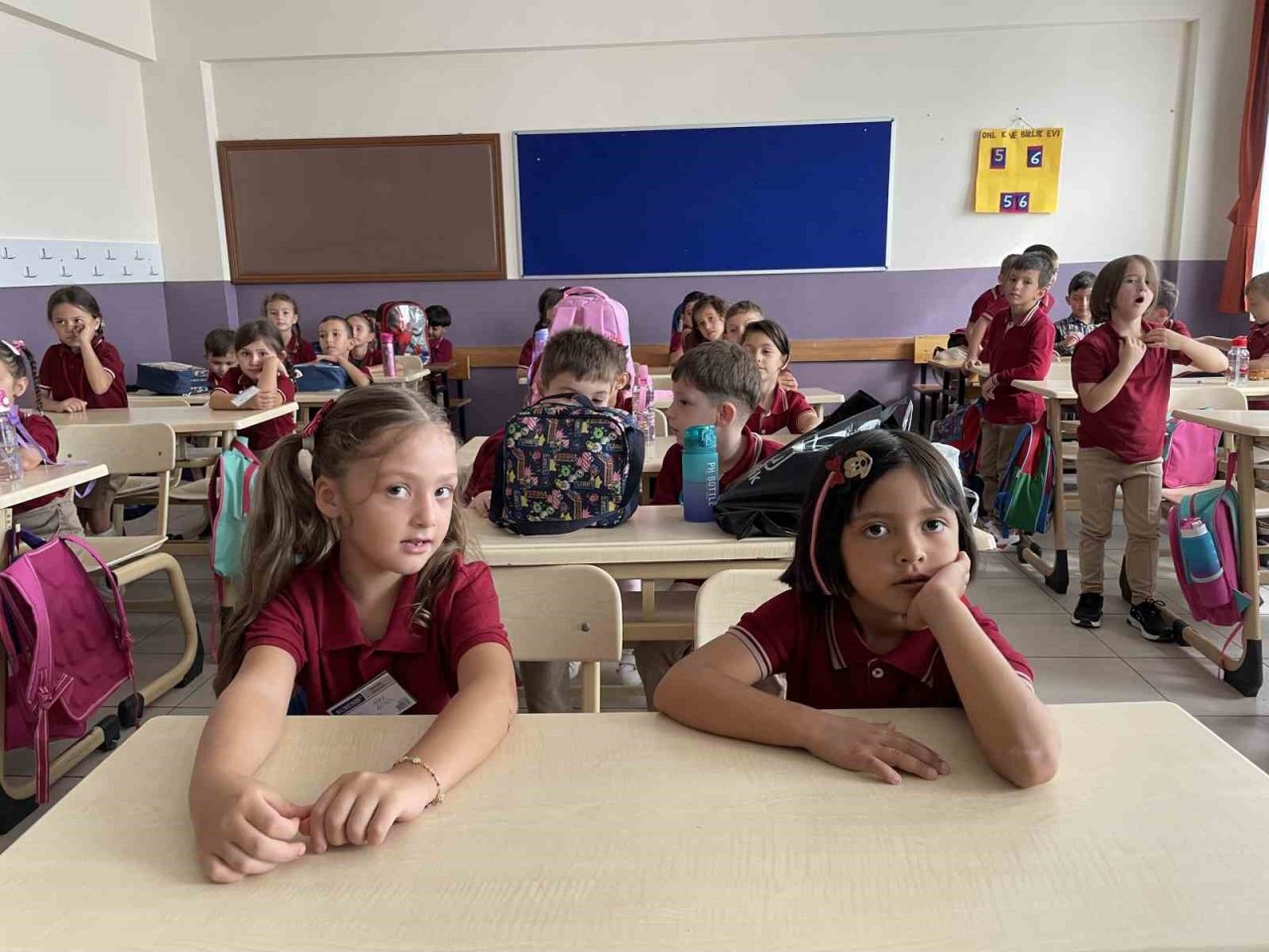 Yeni eğitim ve öğretim yılını minikler böyle karşıladı