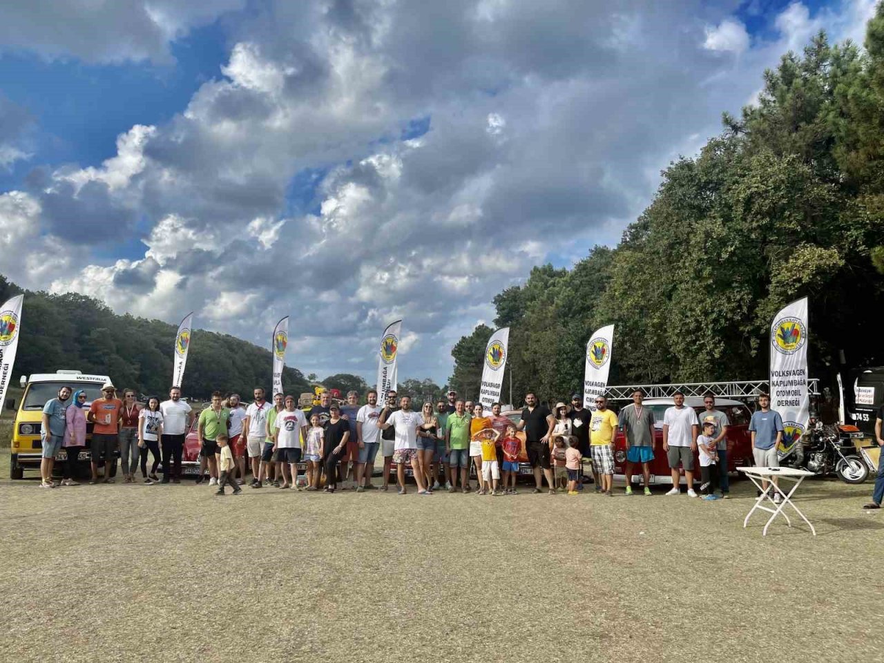 Şile’de renkli Vosvos araçlar bir araya geldi