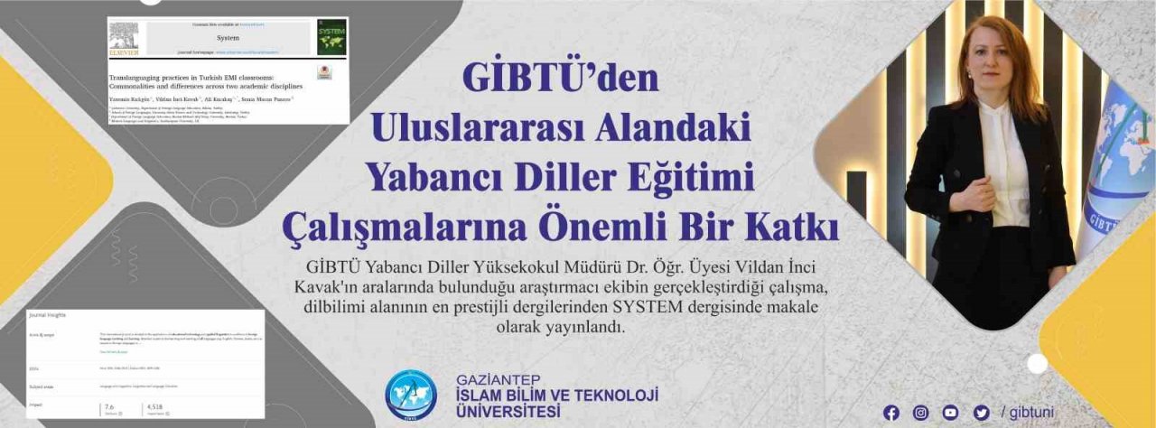 GİBTÜ’den yabancı dille eğitim çalışmalarına önemli katkı