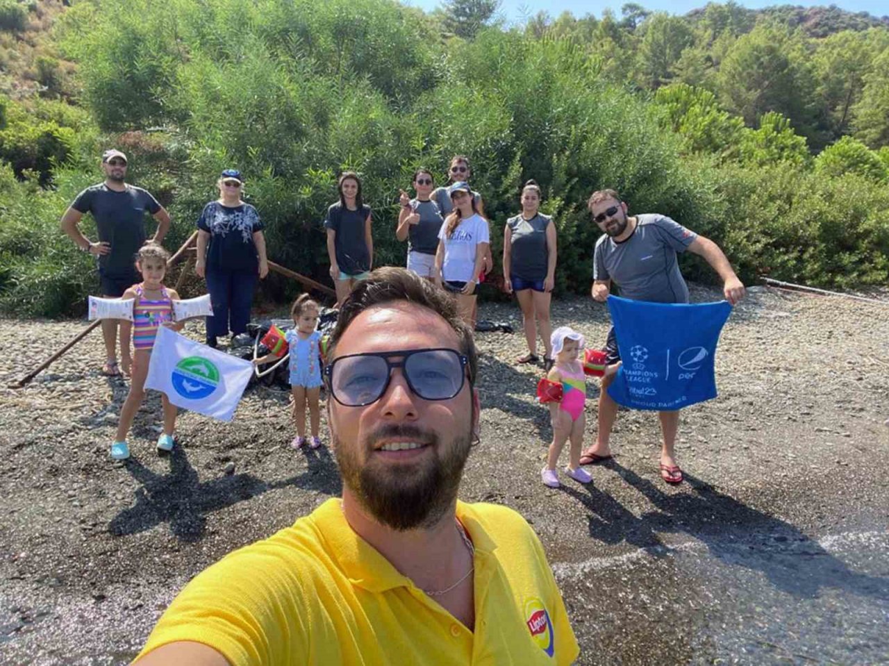 Fethiye’de kıyı temizliği