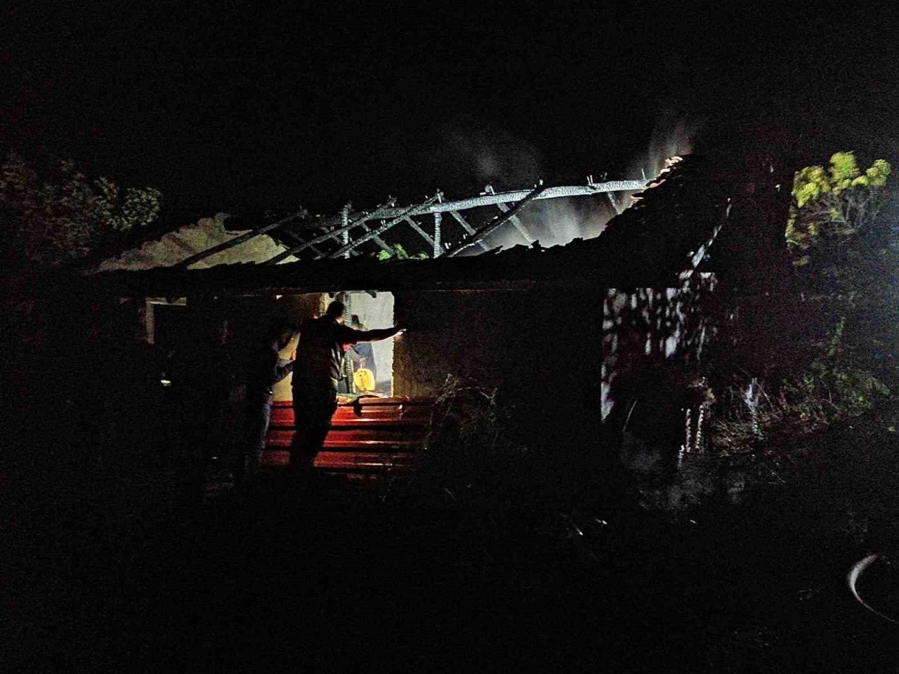 Isparta’da tandır yangını