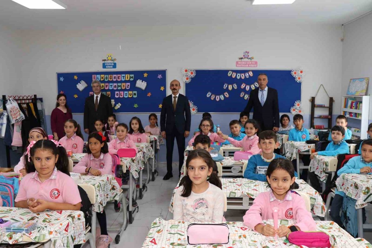 Kaymakamın ilk programı öğrencilerle oldu