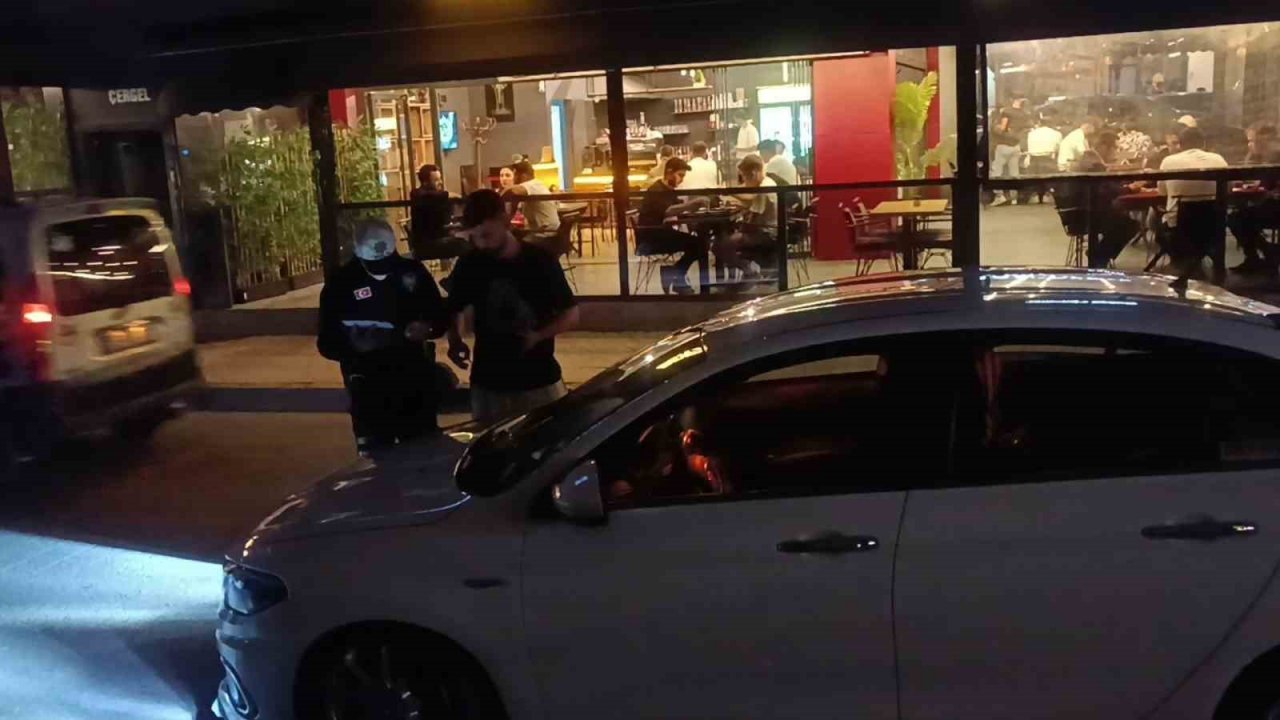 Plakasız sürücü cezadan kurtulamadı