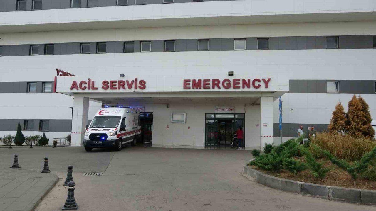 Acil servistekl arbede güvenlik kameralarına yansıdı