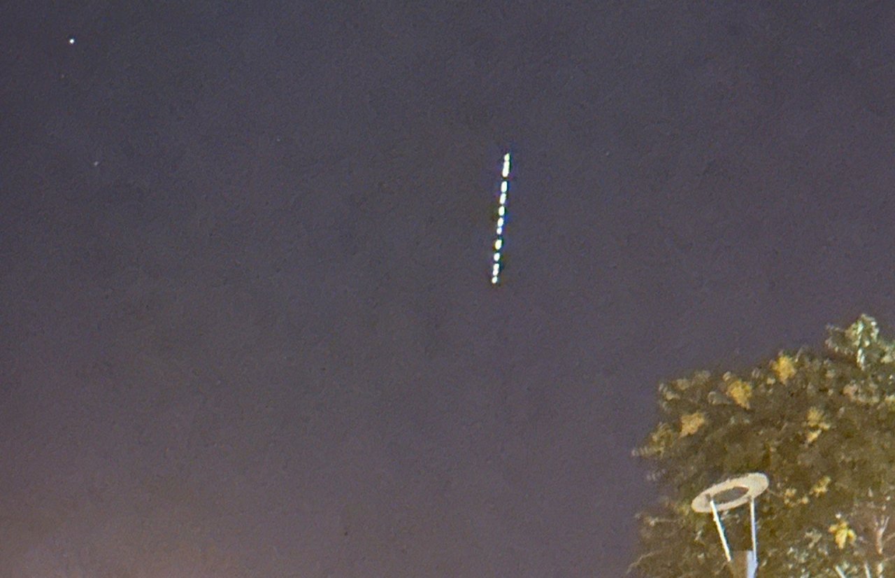 Starlink uyduları Erzincan semalarında görüntülendi