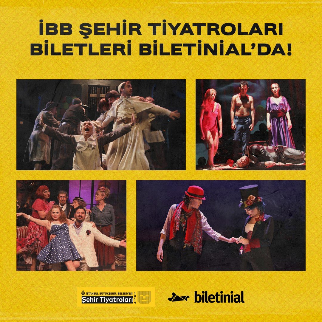 İstanbul Şehir Tiyatroları’nın tercihi Biletinial oldu